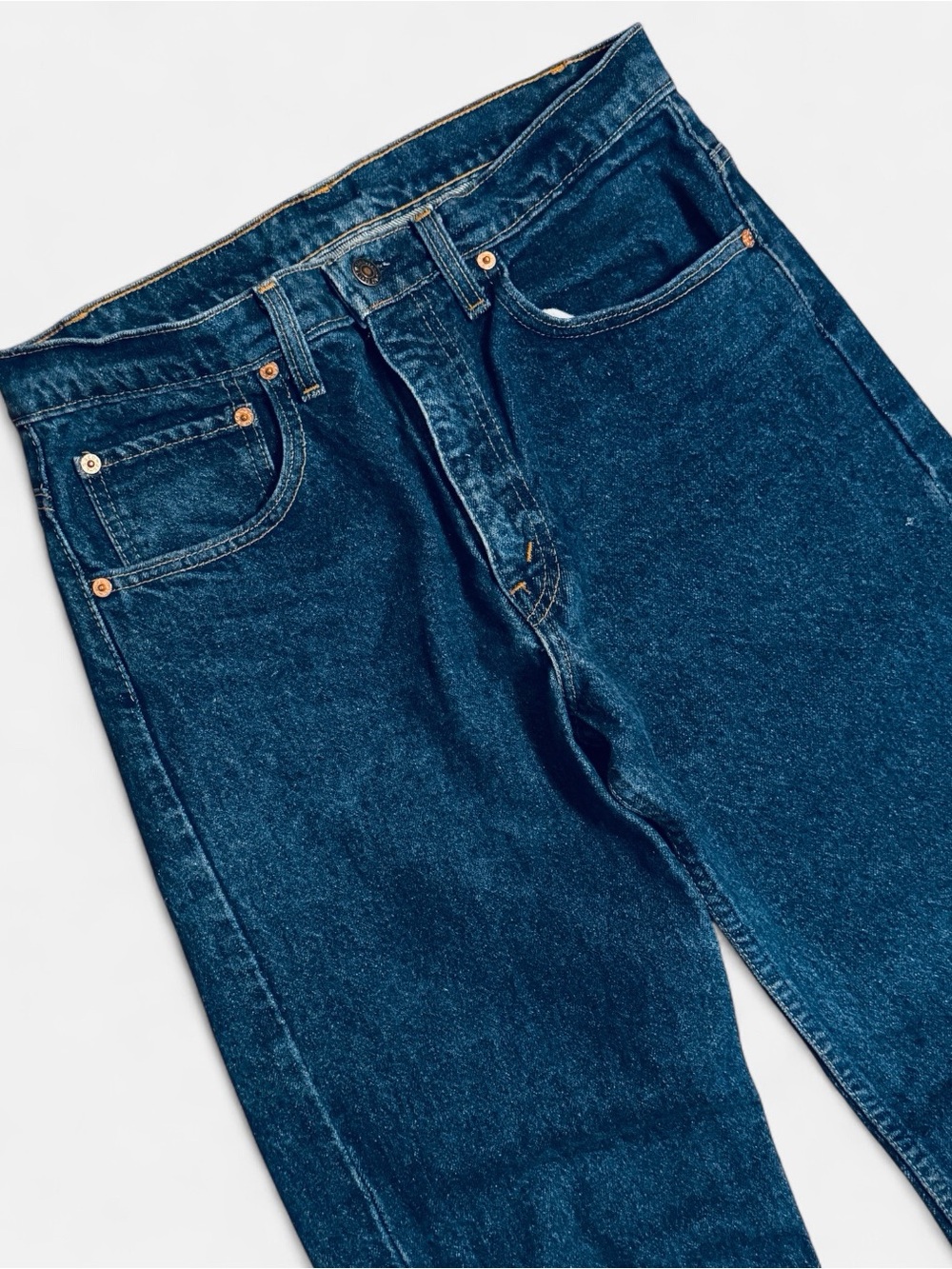 Levis 505 Vintage Mens 30/32 (32/32) Dark Rise Jeans Made in USA 90s